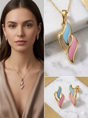 925 Necklace and Earring Set